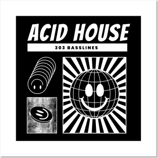 ACID HOUSE  - 303 Basslines Posters and Art